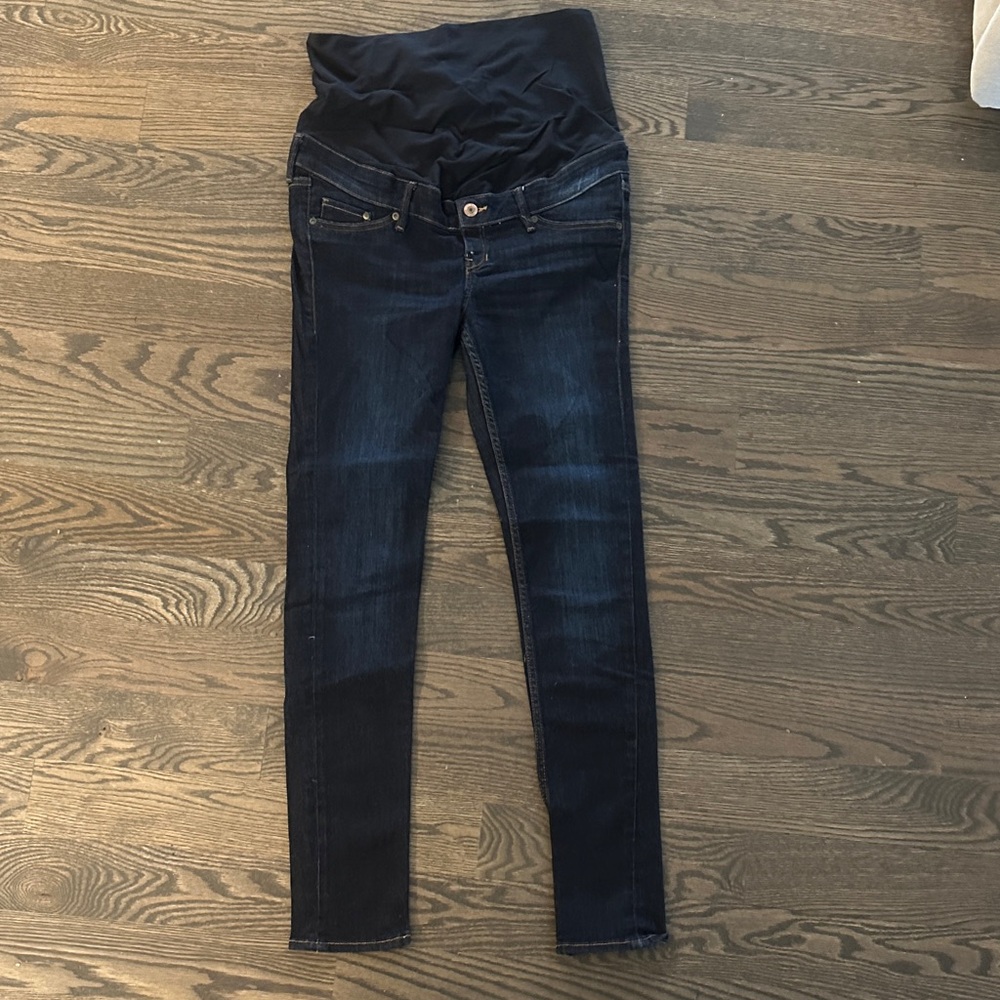 Women's Dark Blue Maternity Jeggings
